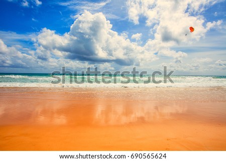 Sand of beach Thailand sea