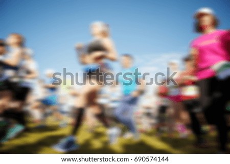 Photo of runners in summer