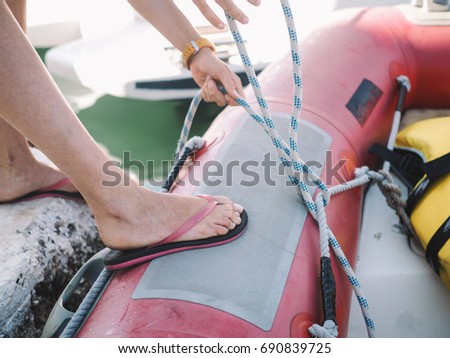 girl on boat