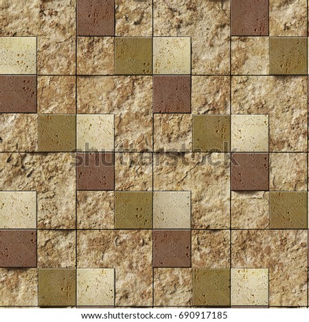 mosaic tile background (tile, stone, wall).High-resolution seamless texture