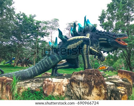 Dinosaur Statue of Stigosaur