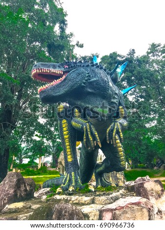 Dinosaur Statue of Stigosaur