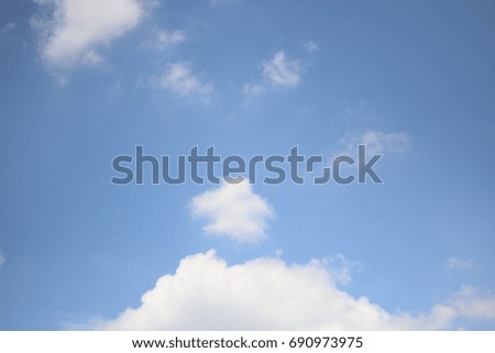 sky and cloud, clearly sky. some cloud with sky background. Happiness day. A refreshing day. Beautiful sky.
