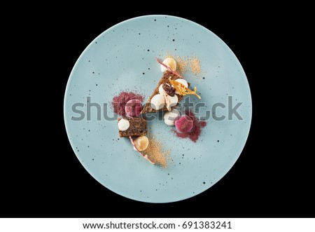 Beautiful and tasty food on a plate
 Royalty-Free Stock Photo #691383241