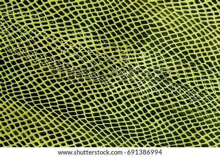 Green leather snake textured background