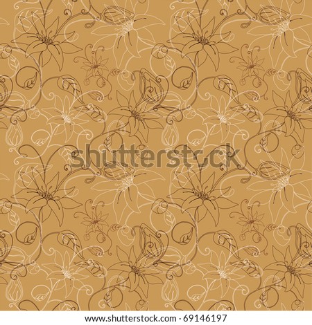 Floral background. Beautiful Royalty-Free Stock Photo #69146197