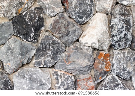 Stone wall texture for background or texture.