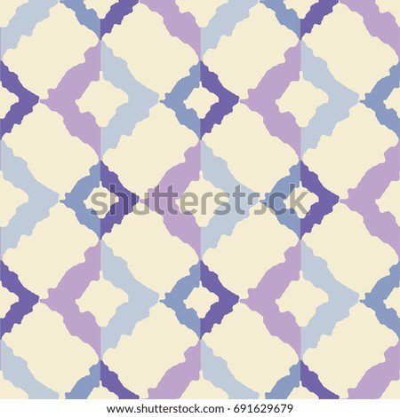 Seamless background with abstract geometric pattern. Textile rapport.