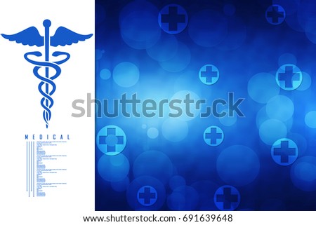 2d illustration Health care and medical logo 