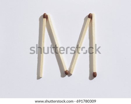 matchstick letters