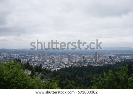 Cityscape of Portland, Oregon