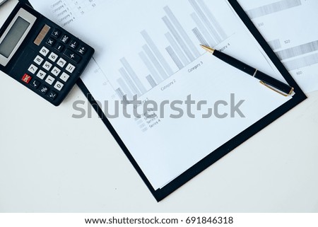 Calculator calculator on the table