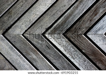 Wooden boards are patterned triangle backgrounds.