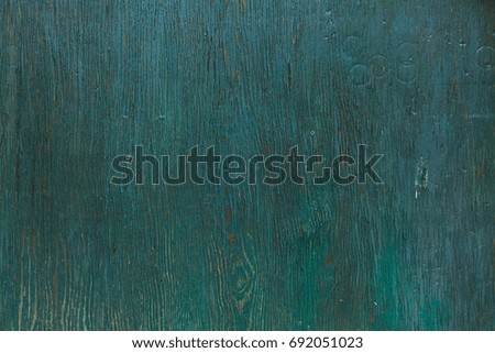 Vintage Turquoise Wood Board Painted Background