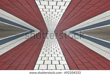 abstract,beautiful perspective tile,art,line,horizon,
