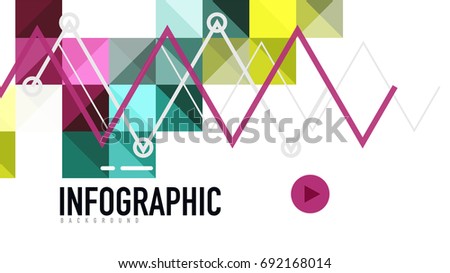 Modern geometric presentation background. Business concept or digital technology element, brochure or flyer design for web banner layouts