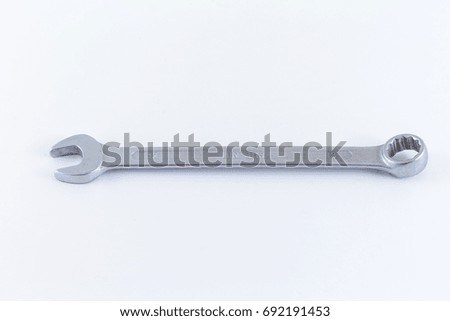 Wrench Spanner Tool Isolated on White Background