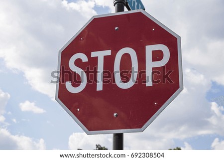Stop sign medium