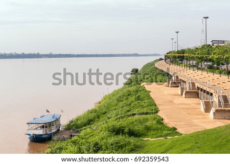  Mekong River at  Nakhon Phanom, Thailand