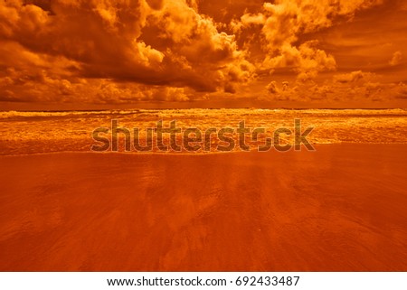 Tropical sunset, Phuket, Thailand