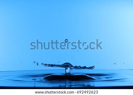 water splash art