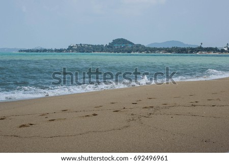 A beach on Koh Samui, Thailand