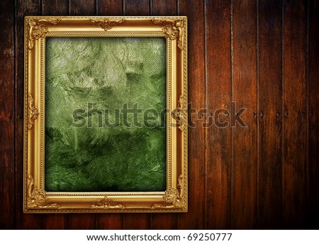 picture on wooden wall