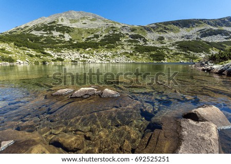 Amazing Panorama of Dalgoto (The Long ) lake, Pirin Mountain, Bulgaria