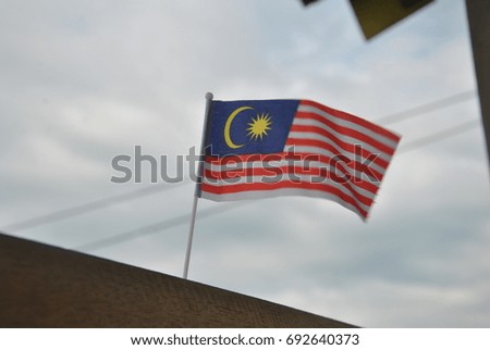 Malaysia Flags. Independence Day Concept.