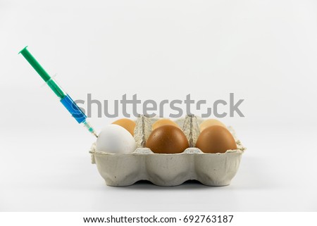 Eggs scandal in europe with fipronil, symbol picture
