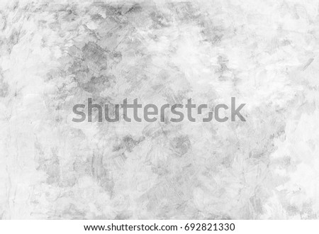 Clean abstract background from white coarse canvas texture of paint smears. Image with copy space. Vintage or grungy white backdrop of natural cement or stone old texture as a retro pattern wall