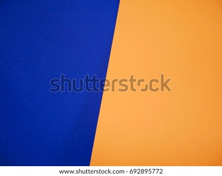 orange and blue color background. 