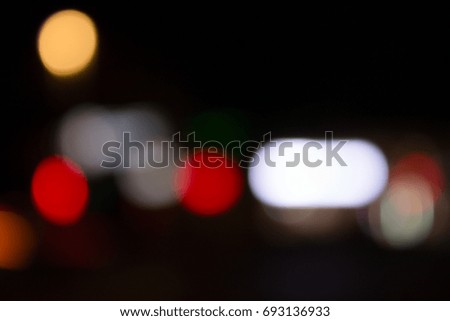 The background of the bokeh night city