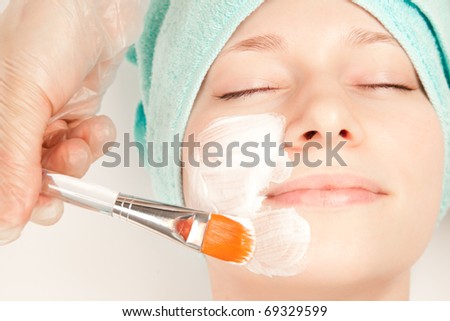 Picture of a woman at spa procedures