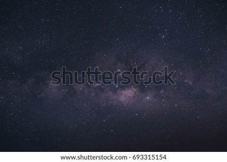 milky way galaxy with stars and space dust in the universe