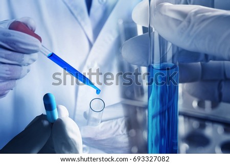 research medicine at lab