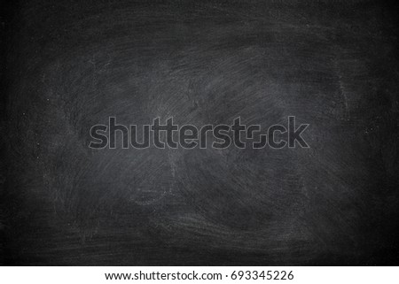 Abstract Chalkboard blackboard with wooden frame empty blank. Texture for add text or graphic design. Education concept school.