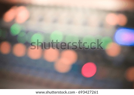 A variety of background lighting in studio style.
