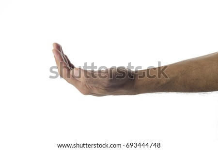 Human Hand Receiving Gesture