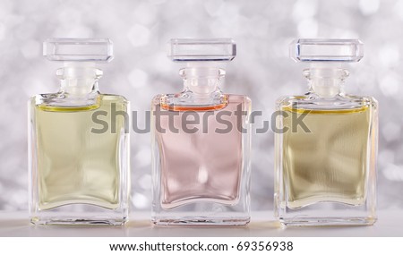 Three Bottles with Perfume