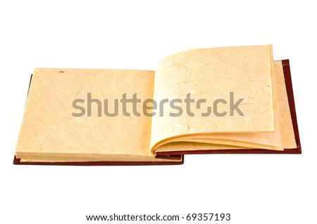 open Nepal Mulberry paper notebook