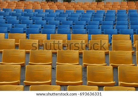 Chairs at Stadium