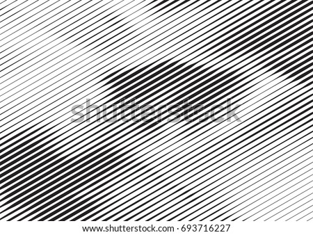 Abstract background with lines of variable thickness. Halftone effect line pattern.  Grunge modern pop art texture for poster, banner, sites, business cards, cover, postcard, design, labels, stickers. Royalty-Free Stock Photo #693716227