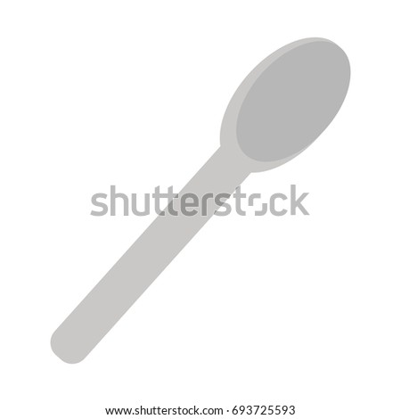 Isolated spoon icon on a white bckground, vector illustration