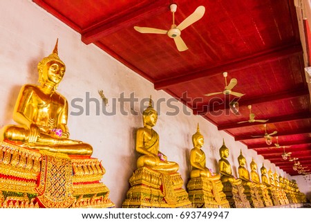 Wat Mahathat Yuwarat temple in Bangkok