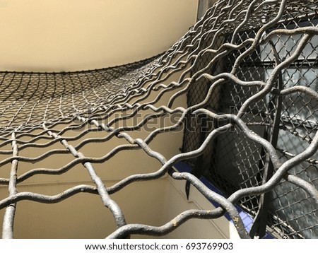 Curved Metal Fence