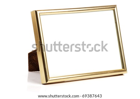 golden photo frame