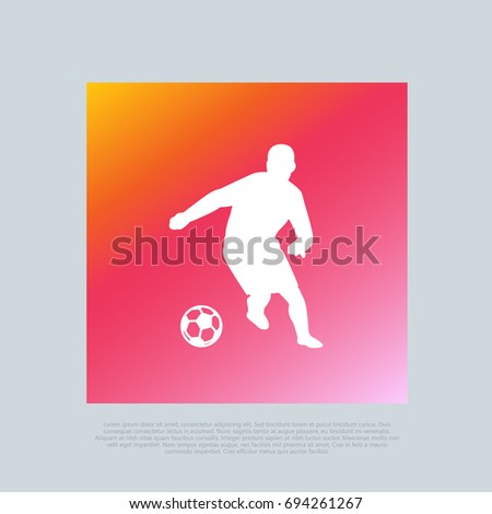 Soccer or Football. Vector favicon clip-art. Compatible with PNG, JPG, AI, CDR, SVG, EPS, PDF, ICO.