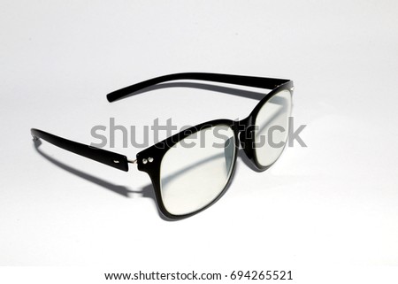 glasses isolated Light filter