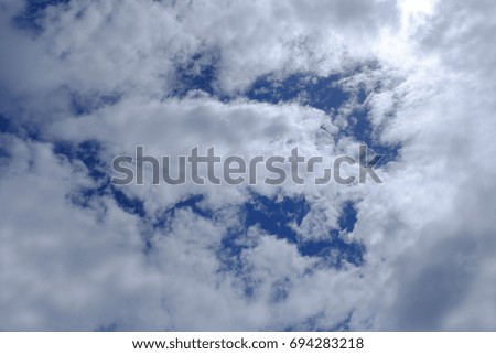 LOEI PROVINCE, THAILAND. AUGUST 1:  Clouds on the belly in the afternoon at 13.58 clock in the district of Loei. On AUGUST 1, 2017 In LOEI PROVINCE, THAILAND.